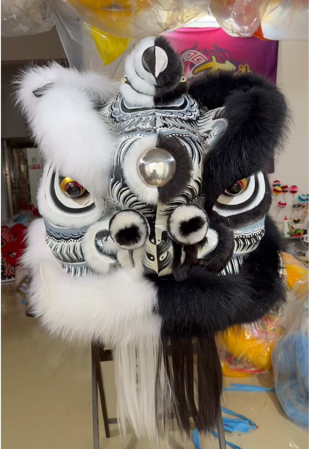 阴阳两面#龙狮文化 #传统文化 #醒狮 