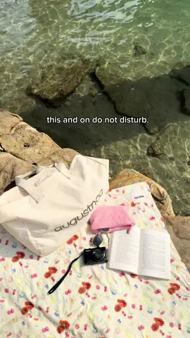 weekend plans = this. #beachbag #holidayweekend #weekend #weekendplans #beachtrip #fourthofjuly #thisan #donotdisturb #beachessentials #beachsetup #beachtote #totebag #augustnoa 