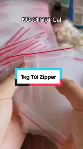 1 kg Túi zipper chỉ đỏ loại tốt, dày dặn (có đủ size) ##tuizip##tuizipper##tuichido##tuipe##1kg