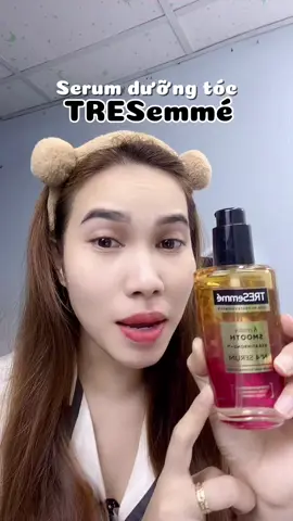 Dưỡng tóc tại nhà chuẩn salon luôn nè mấy bà ơi#tresemme #serumduongtoc #duongtoctainha #hoptaccungunilever 