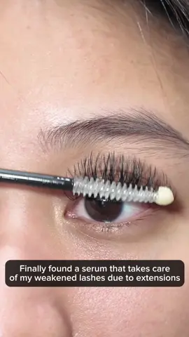 Finally found a serum that takes care of my weakened lashes due to getting eyelash extensions regularly. @epais #epais #eyelashextensions #eyelashgrowthserum #epaiseyelashserum #hairgrowth 