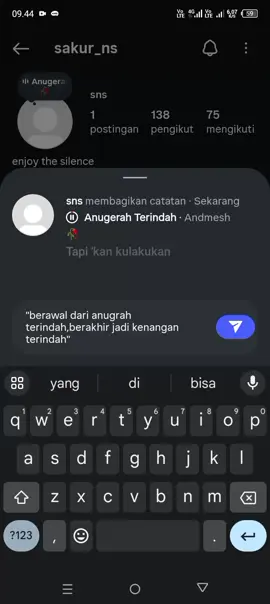 anugrah terindah#viral #fyp #sadvibes🥀 