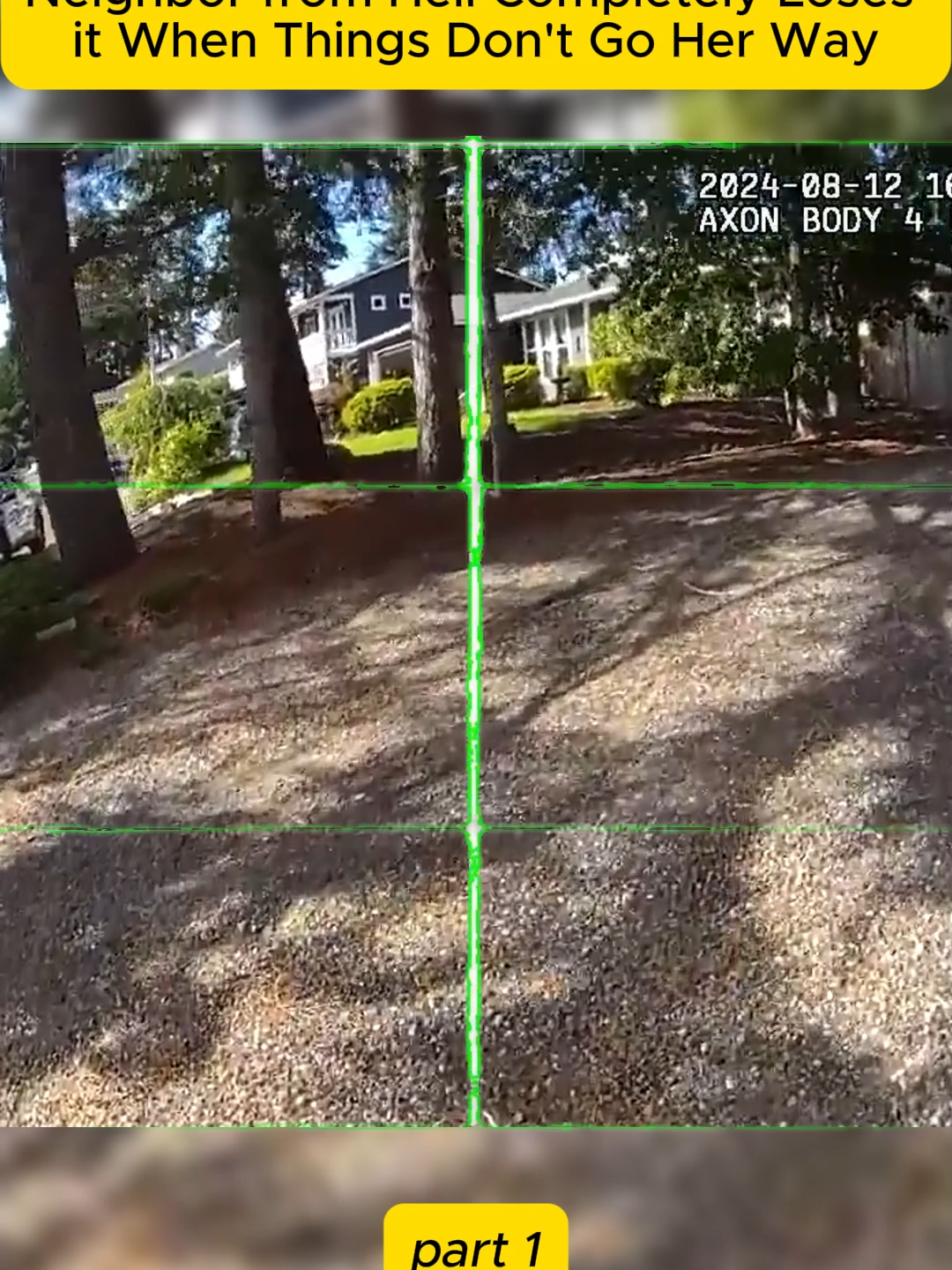 Neighbor from Hell Completely Loses it When Things Don't Go Her Way #cops #copsoftiktok #copsontiktok #copstiktok #police #policeofficer #policeoftiktok