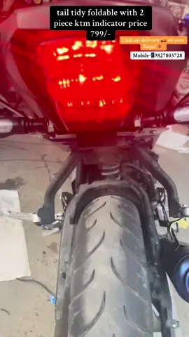 tail tidy foldable price 799/- with 2 piece ktm indicator #tailtidy #foldable #ktm #indicator #combo #offer #modified #bike #viral #ride #modification #beast 