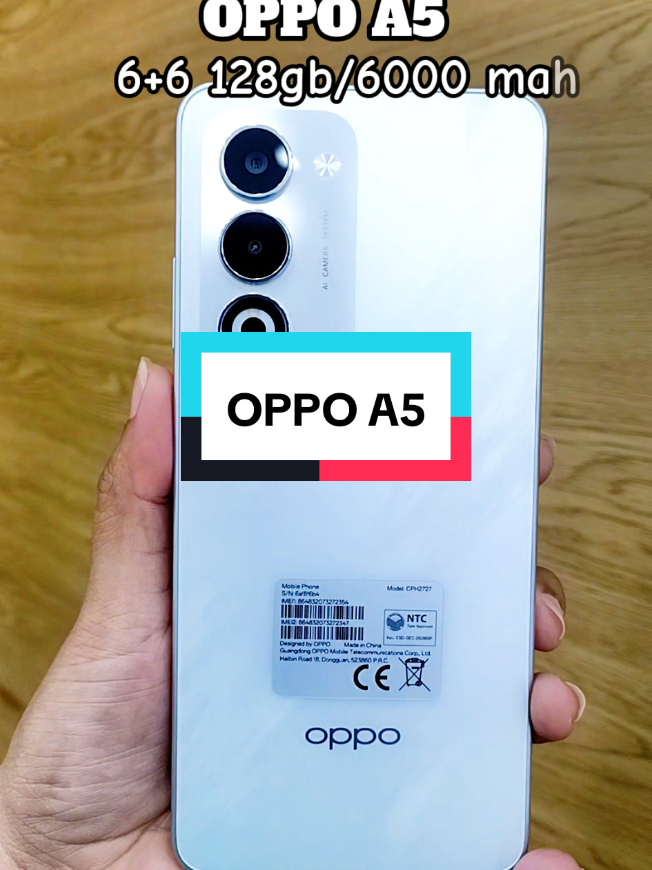 THE NEWEST OPPO A5 💚IP65 WATER AND DUST RESISTANCE 💚MILITARY GRADE SHOCK RESISTANCE 💚6000MAH BATTERY 💚45W SUPERVOOC CHARGER 💚LATEST ANDROID 15 #oppoa5 #gamingphone  #oppo #oppophilippines  #opposmartphone  #durablephone #durable  #fyp #foryoupage #trending 
