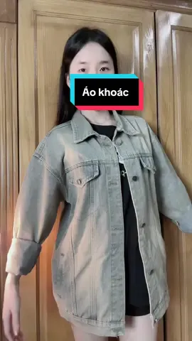 Áo xinh mà mặc 4 mùa oki đó nha#vananhtaphoa #aokhoacjean 