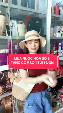 Mua nước hoa số 8 tặng combo 1 túi 1 nón #thuylinhlaura1 #nhatkimanh #laurasunshine #nuochoa #muataitiktokshop #xuhuongtiktok2025 
