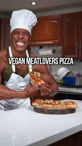 Vegan Meatlovers Pizza 🍕 Stop settling for bland, boring pizza! Try my Meatlovers Vegan Pizza, high in protein, full of flavor, and packed with all the good stuff. 🥦🧄🌱 Here’s what you need: • 16oz pizza dough from Whole Foods • 1 cup tomato sauce • 1 cup mushrooms • 1 cup green peppers • 1 cup onions • 1/4 cup garlic • 1 tbsp @MiyokosCreamery Cream Cheese • 1/4 cup @miyokoscreamery Liquid Vegan Mozzarella • 114g @greenhausfoods Vegan Meat Each slice is loaded with: • 216 calories • 9g protein • 33g carbs • 6g fat • 5.25g fiber Perfect for anyone craving the classics without compromising health and fitness goals. 💪🏽 Want a discount on the @greenhausfoods vegan meats? Comment “PIZZA” below, and I’ll send you my exclusive link. 🍕
