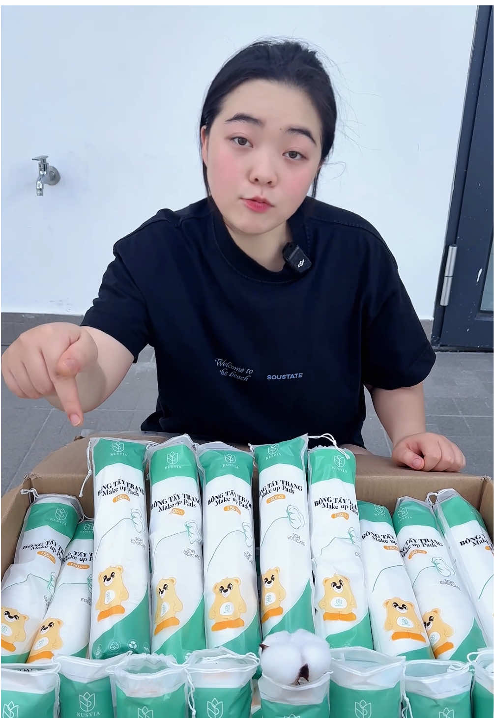 Bông tẩy trang Kusvia mềm mạn, không xơ bông #kusvia #bongtaytrang #bongtaytrangkusvia #tonerpad #skincare 