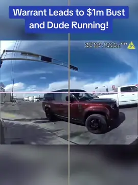 Warrant Leads to $1m Bust and Dude Running!#cops #copsoftiktok 