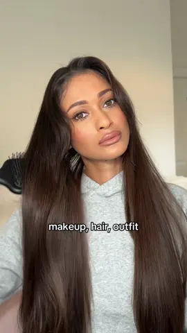 Makeup, hair, oufit is the correct order #makeup #hair #outfit #girlythings #girlytok #hairgoals #longhair 