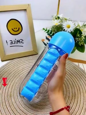 bình nước 2-trong-1, tiện lợi mang theo 7 ngày, dùng cho ngoài trờibình nước cầm tay siêu tiện!