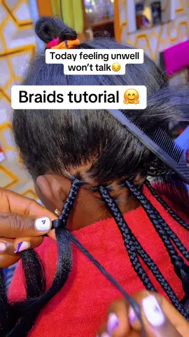 Braids tutorial #tutorials#braids#foryou #fyp 