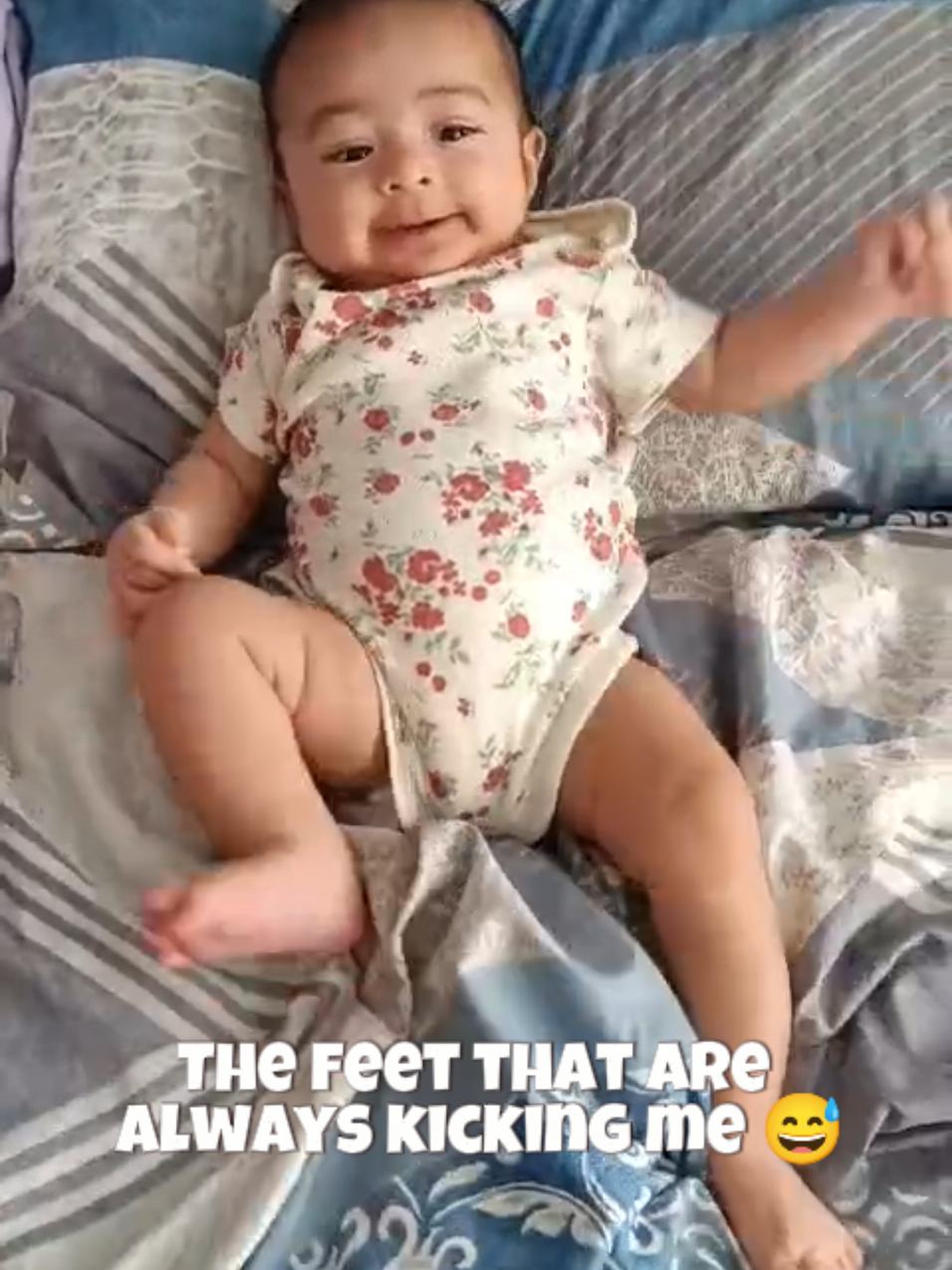 She looks like swimming without water 😅 #babytiktok #erikalynden #firsttimemom #2monthsold #engagement 