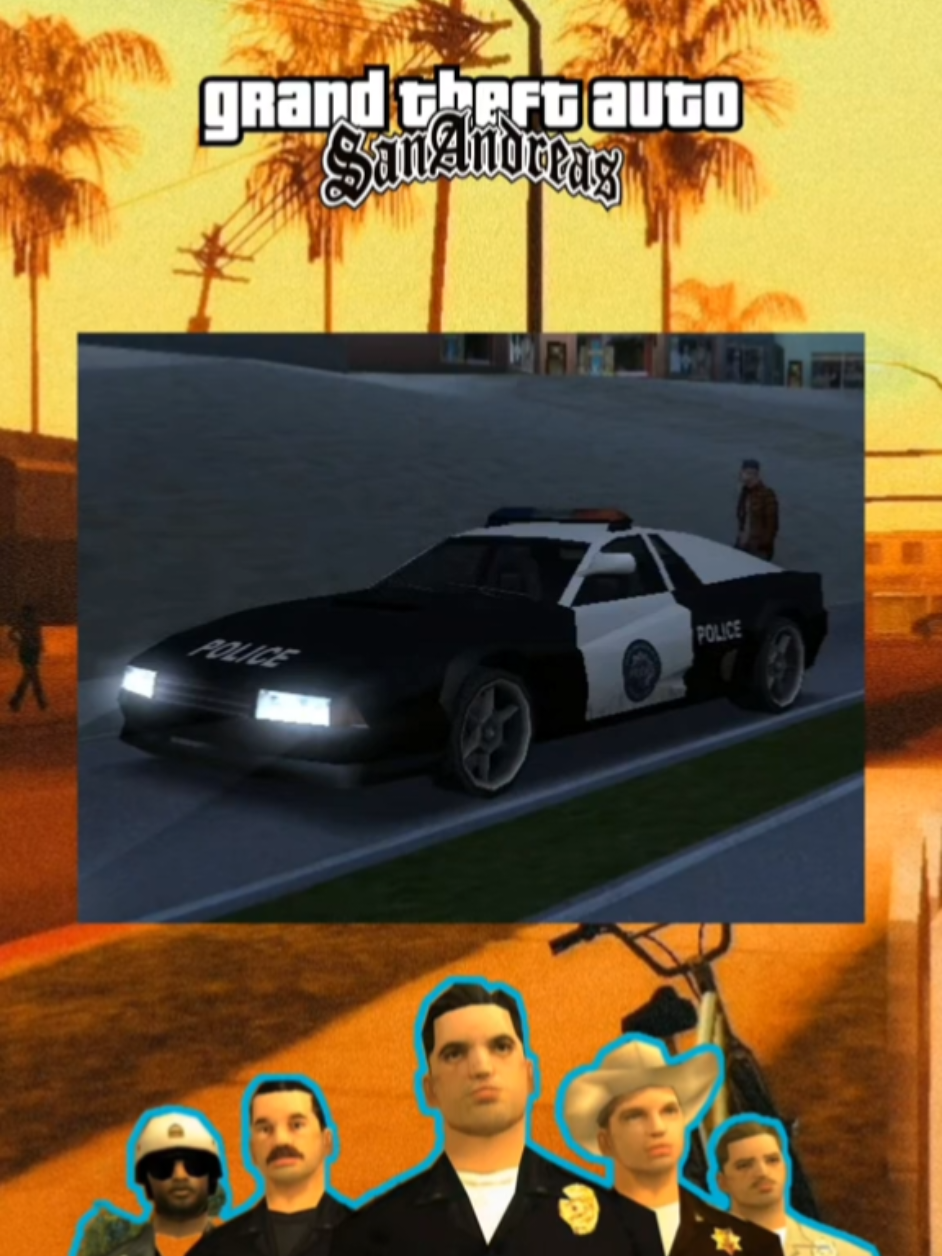 e se tivéssemos mais carros da Polícia #gtasanandreas #gta #ozzyosbourne 