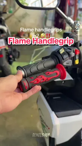 Universal mga bossing pwede sa lahat ng motor dagdag angas #flamehandlegrip #motorcyclehandlegrip #handlegrip #hondaclickhandlegrip #redhandlegrip #motorcycleaccessories #trending #fyp #viral 