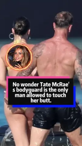 No wonder Tate McRae's bodyguard is the only man allowed to touch her butt. He must strictly abide by these three rules to get the sky-high salary of 6 million US dollars.#fyp #usa #celebrity #tatemcrae 