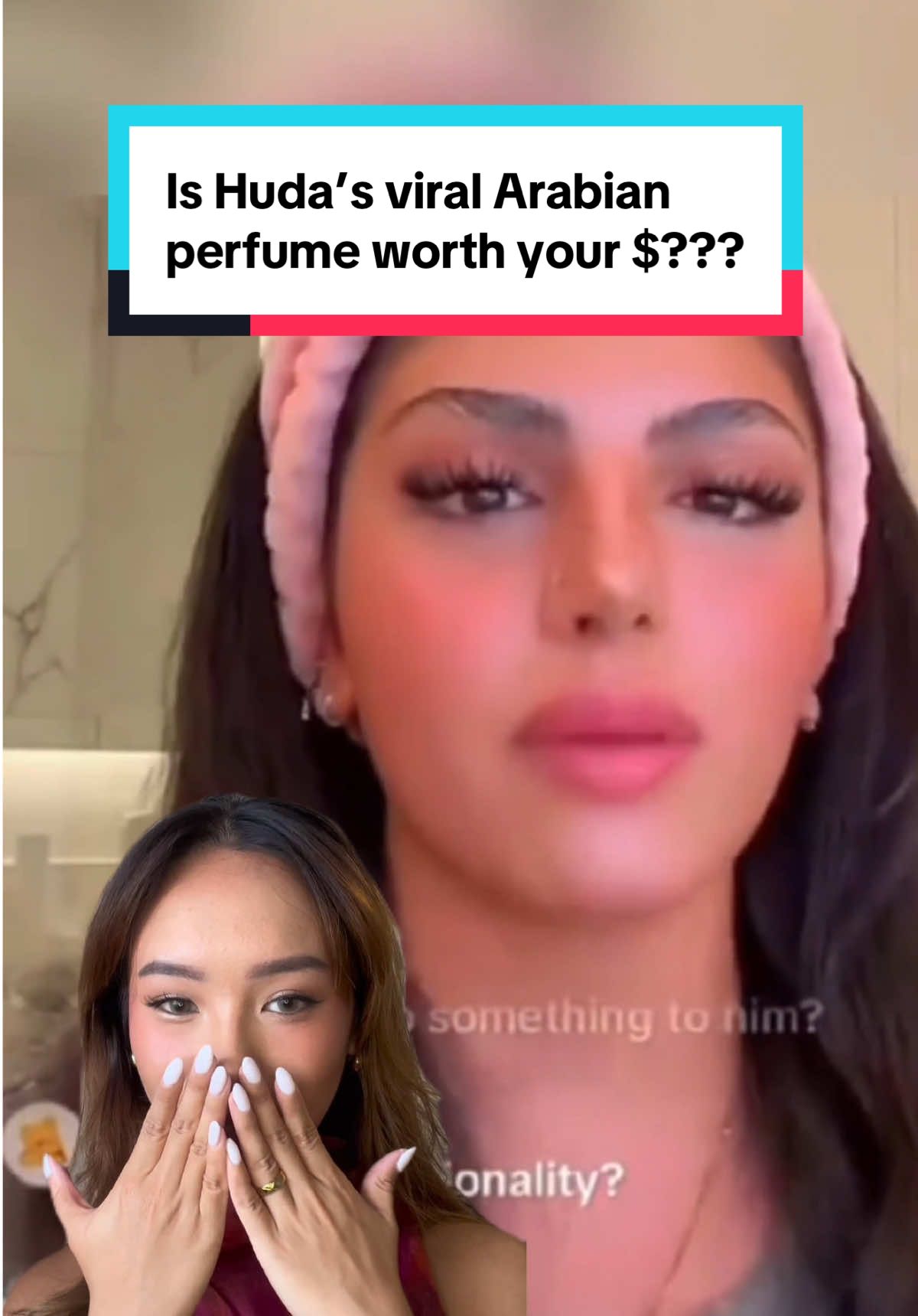 everyone is going nuts over this viral perfume thanks to #hudamustafa so I HAVE TO REVIEW IT. Is it worth your $? Watch to find out! 🤍✨  #LoveIsland #arabianperfume #middleeasternperfume #PerfumeTok #lattafa #angham 