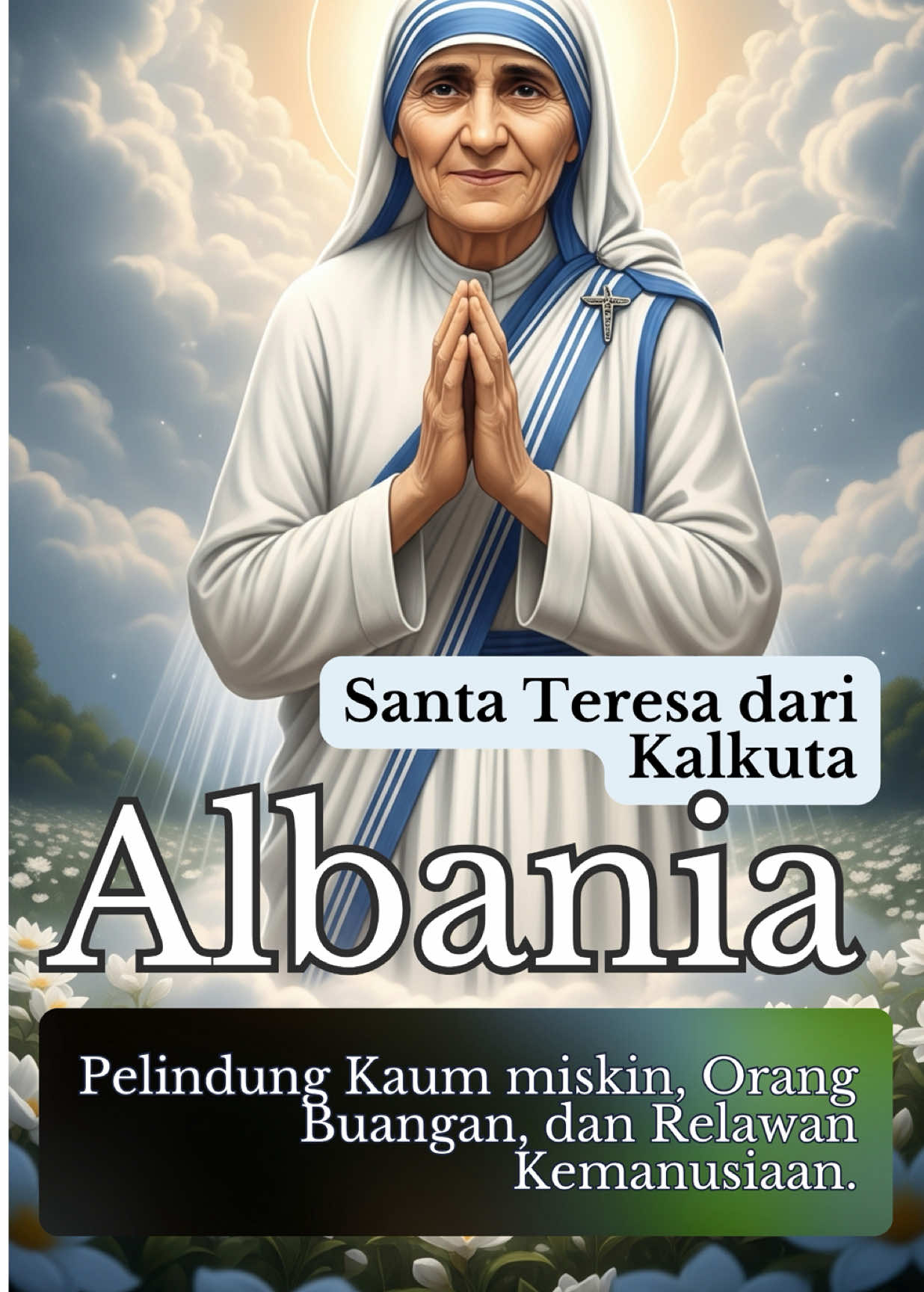 Santa Teresa dari Kalkuta  #ImanKatolik #DoaMohonKesehatan #KesembuhanIlahi #katolikindonesia #katolikku_keren #fypシ #fypシ゚viral #DoaKatolik #KekuatanDariTuhan #doauntukorangsakit #fypシ #foryoupage ##viraltiktok @MUMMY 