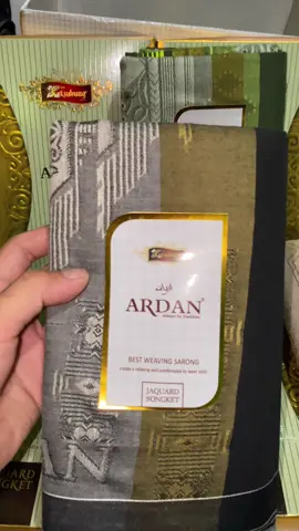 ARDAN SKJ  sudah songket timbul 🥰😋 #sarung #ardan #songket #timbul 