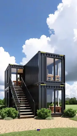 amazing shipping container house design #containerhouse #shippingcontainerhouse #housedeign #containerhome #prefabricatedhouse 