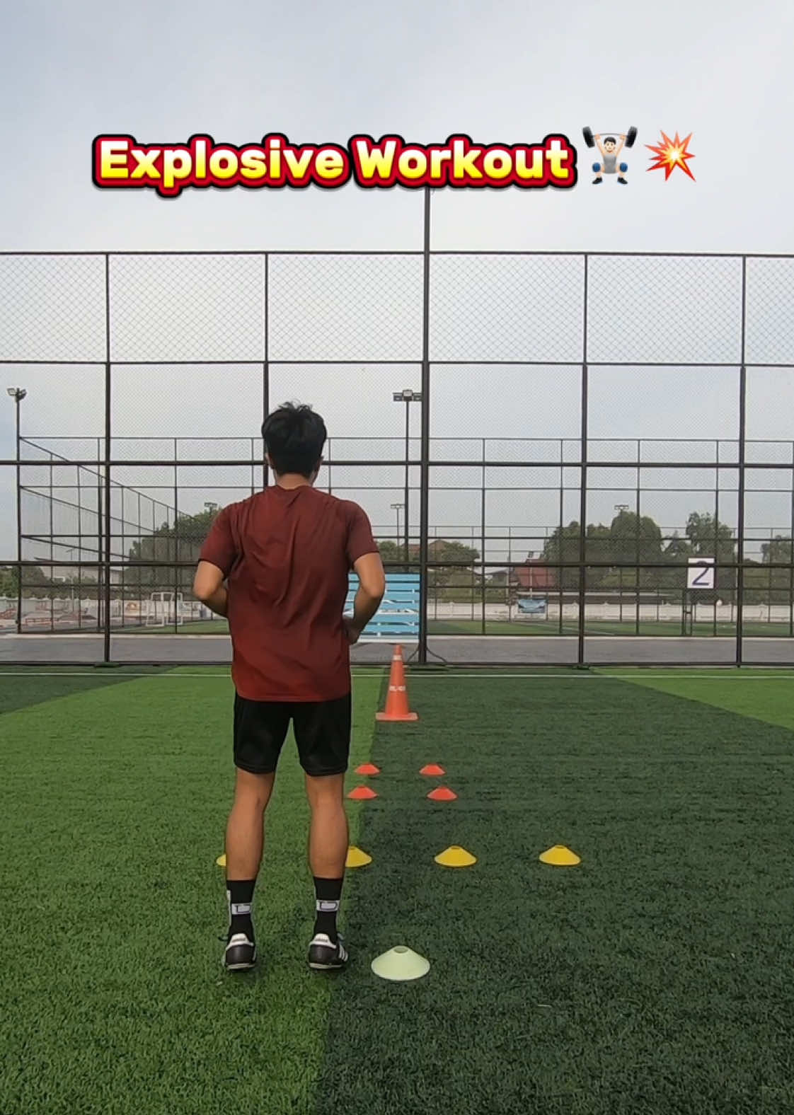 Explosive Workout🏋🏻💥 #ฟุตบอล #training #footballer #football #workoutmotivation #viral #fyp 