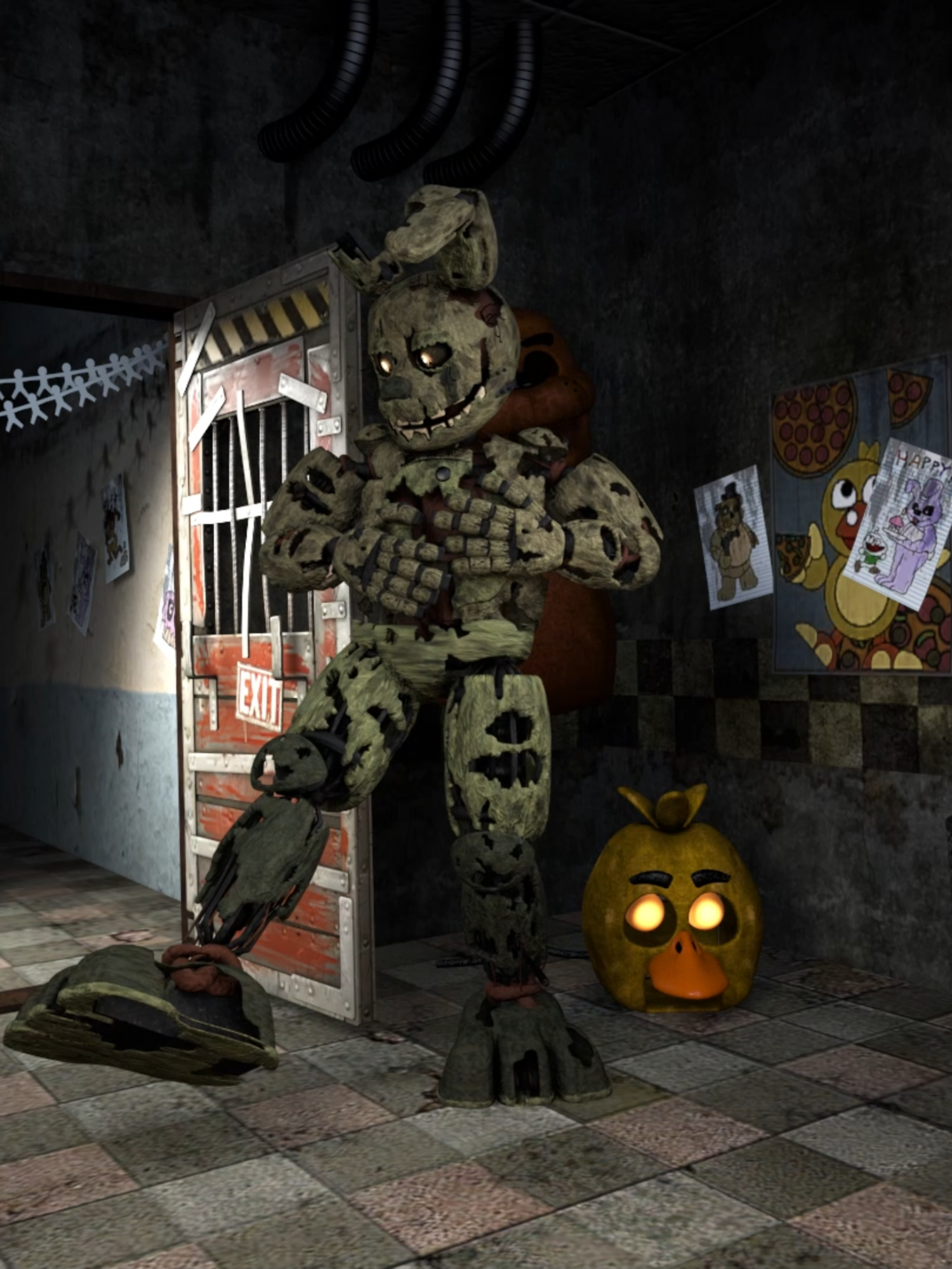 Springtrap dancing animation | FNaF in Real Life