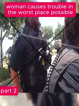 woman causes trouble in the worst place possible##cops #copsoftiktok #policeofficer #police #policeoftiktok #DUI 
