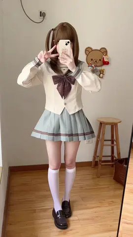 #jk穿搭日记 #jk拍照 #jk妹前期是无敌的 