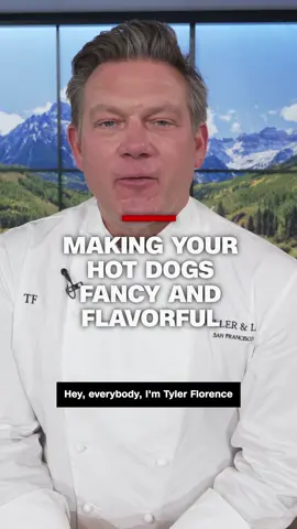 Hot dogs can quickly go dry and boring on the grill, but Chef Tyler Florence offers two simple preparation hacks that can keep them juicy and help them soak up your favorite condiment toppings. #bbq #tylerflorence #grilling #bbqtiktok 