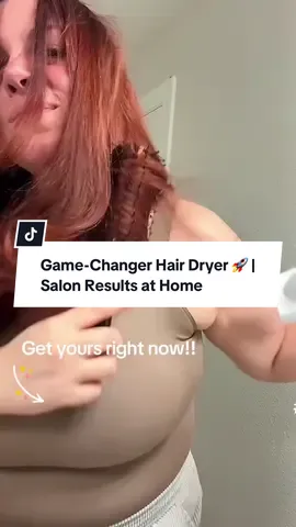 Blow dry in record time with this ultra-fast, brushless hair dryer! 🤩 Uses ionic technology to reduce frizz & boost shine ✨ Four temps, lightweight & quiet — your hair will thank you. Flash deal on TikTok right now for #dealsforyoudays 🌸 #summertrasnformation #SuperBrandClub #summerwonderland — grab it while it’s still up to 50% off! 🥳 #hairtok #haircare #hairstyle #blowout #beautyhacks #TikTokMadeMeBuyIt #giftideas @Tideway 