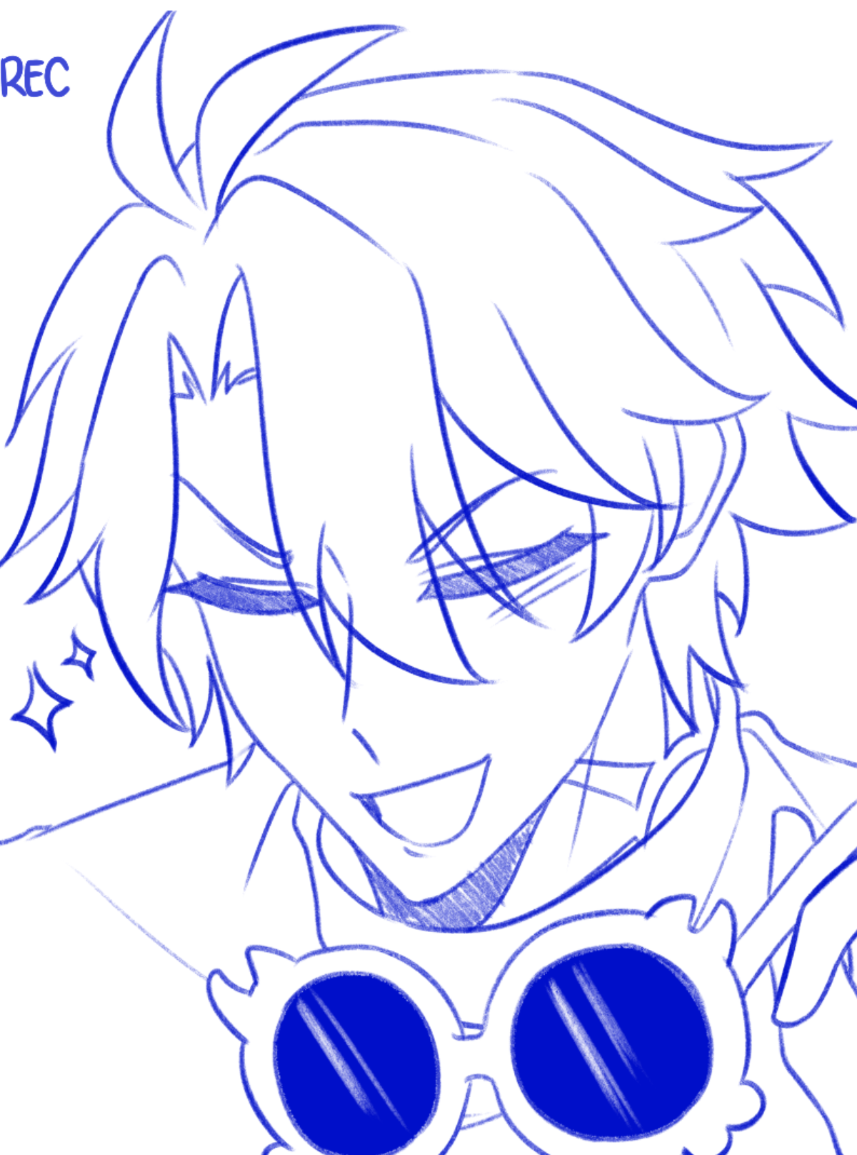 [MODERN AU ☀️🍷] (ft. lil ⚾) phainon's enjoying the sunglasses a little too much . . . #HonkaiStarRail #hsr #Phainon #Mydei #Mydeimos #phaidei #☀️🍷 #animation #alightmotion #artmeme