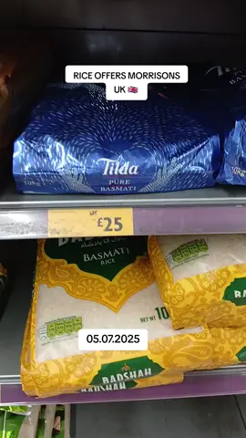 rice offers MORRISONS UK 🇬🇧 #2025#for you#uk lifestyle #uk 