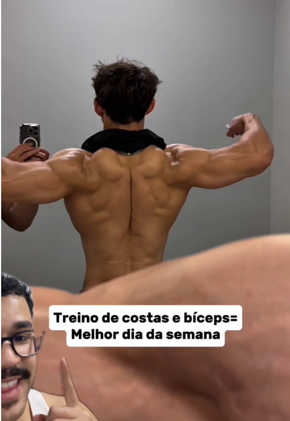 Treino de costas + bíceps muito bem montado! #GymTok #gym #treino 