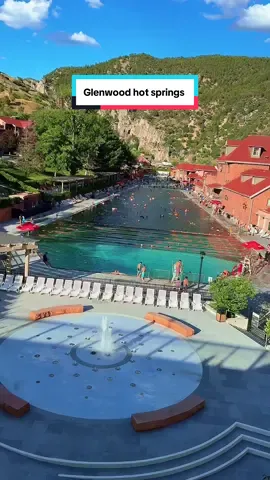 💦 Here’s why Glenwood Hot Springs should be on your bucket list: it’s the world’s largest hot springs pool, fed by natural mineral water that flows from the Yampah Spring at a steaming 122°F before cooling down for the pools. This historic resort sits between Aspen and Vail and is famous for its massive hot springs pool and stunning mountain backdrop. Relax, float, and recharge! @Glenwood Hot Springs #glenwoodhotsprings #glenwoodsprings #colorado #travelugccreator #travelugc #ugccreator #contentcreator 