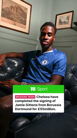 Chelsea have confirmed the signing of Jamie Gottens from Borrusia Dortmund for £55million as the winger sings a seven-year contract 👀 #chelsea #jamiegittens #borrusiadortmund #dortmund #football #Soccer 