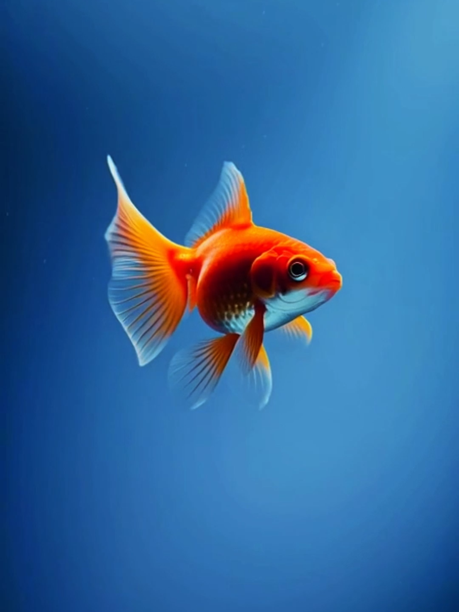 Live Wallpaper | Goldfish #goldfish #livewallpaper #fish #minimalism #aquariumvibes #underwater #relaxingvideos #wallpapervideo #aivideo #serenescene