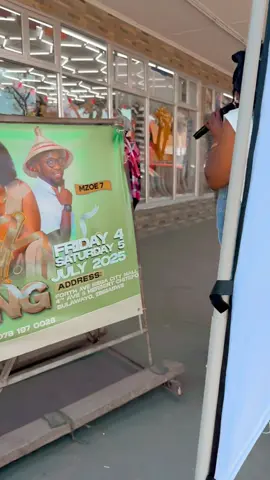 Sihle doing her thing in Bulawayo Mega City Mall now open