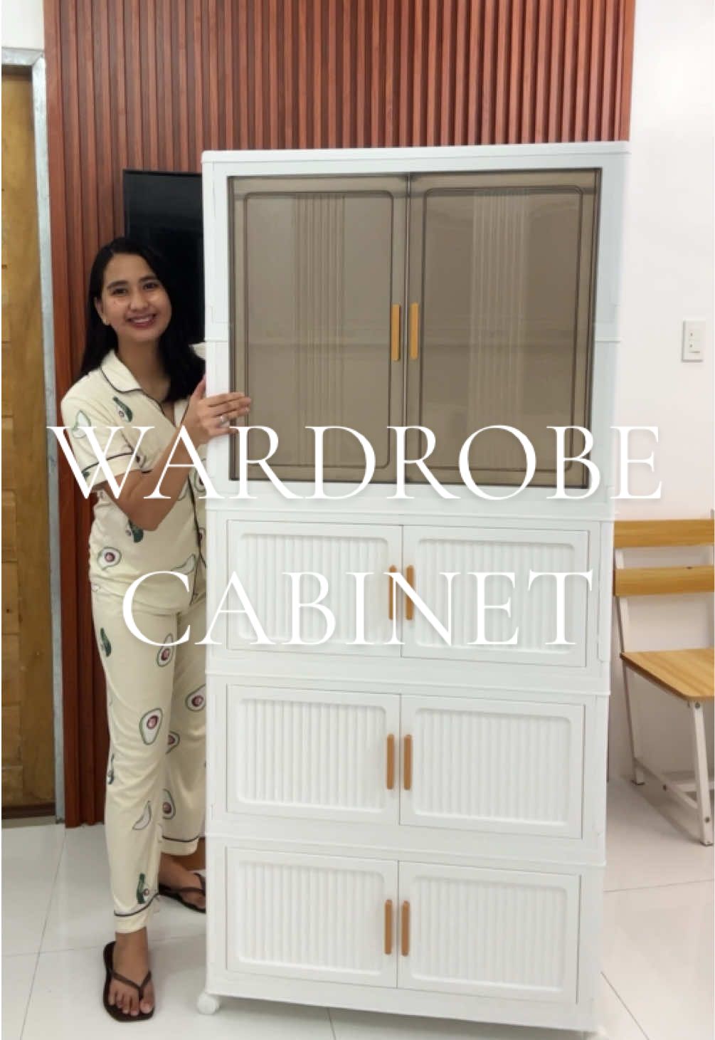 ganda netong wardrobe cabinet very spacious at ang lakas pa maka aesthetic! Affordable and Good quality cabinet from @SIV Homedeco PH #cabinet #wardrobecabinet #cabinetforclothes #closetorganizer #childrenwardrobe