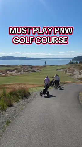 Bucket list PNW golf destination = Chambers Bay ⛳️ have you played here yet?🌲🏌️‍♂️ Fun Facts About Chambers Bay Golf Course: 	1.	U.S. Open Fame – Chambers Bay hosted the 2015 U.S. Open, making it the first course in the Pacific Northwest to ever hold the championship. 	2.	Links-Style Layout – It’s one of the few true links-style courses in the U.S., inspired by the classic Scottish and Irish seaside courses. 	3.	Built on a Former Gravel Mine – The course was constructed on the site of an old sand and gravel quarry, transforming an industrial site into a world-class course. 	4.	Views for Days – With panoramic views of Puget Sound and the Olympic Mountains, it’s arguably one of the most scenic public courses in the country. 	5.	Robert Trent Jones Jr. Design – Designed by the legendary architect, the course was created with championship-level challenge and beauty in mind. 	6.	Walking-Only Course – Chambers Bay is a walking-only course, adding to the traditional links experience and offering uninterrupted immersion in the landscape. 	7.	Home to the Lone Fir – One of the course’s most iconic sights is the Lone Fir tree, standing tall on the 15th hole and becoming a symbol of Chambers Bay. 	8.	Public Access Gem – Despite its elite design and PGA history, it’s fully open to the public – you can play the same course the pros did!  #pnw #pacificnorthwest #chambersbay #pnwgolf #washingtonstate 