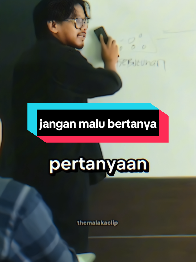 Jangan pernah ragu dan malu untuk bertanya. #ferryirwandi #malakaproject #kuliah #pendidikan 