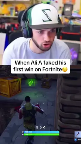 Ali A faked his first ever win on Fortnite 😢 #fortnite #fortnitebr #fortniteclips 