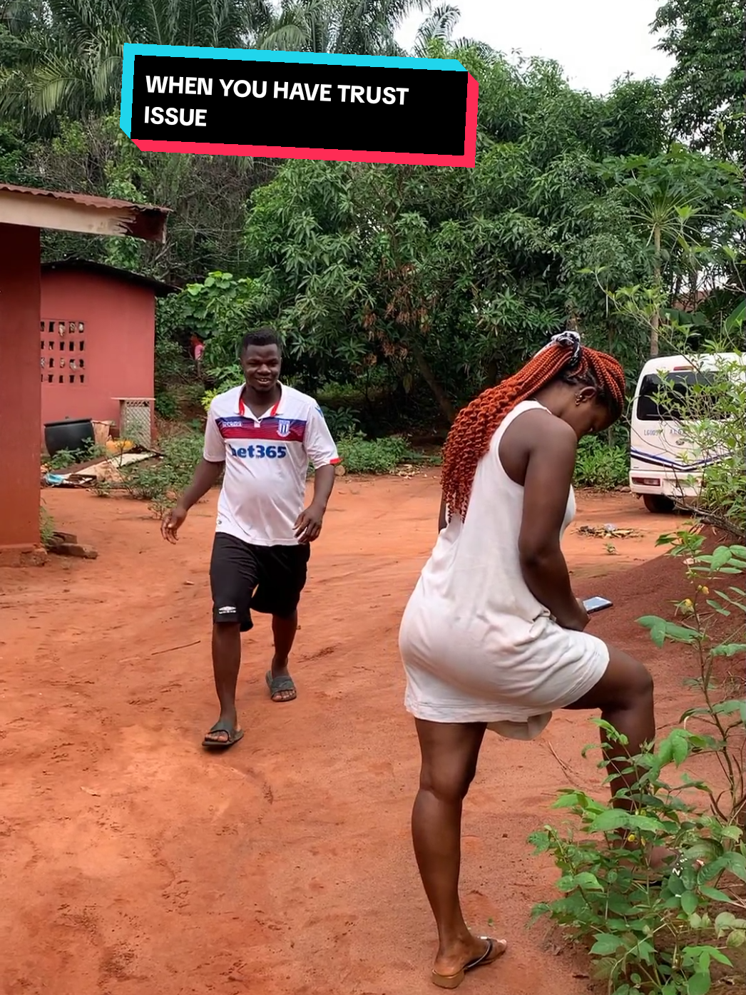 she didn't trust him  #goviral #foryouu #1millionviews #funnytiktok #followers➕ #trend #views 