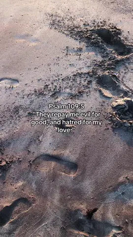 Psalm 109:5 reads, 