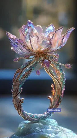 Floral ring series  #ai #jewelryaddict #jewelrytiktok #jewelrybusiness #jewellery #ring #aiart #aijewelry #design #digitalart #digital #flowers #fantasy #magic #gemstone #glow #artlover 