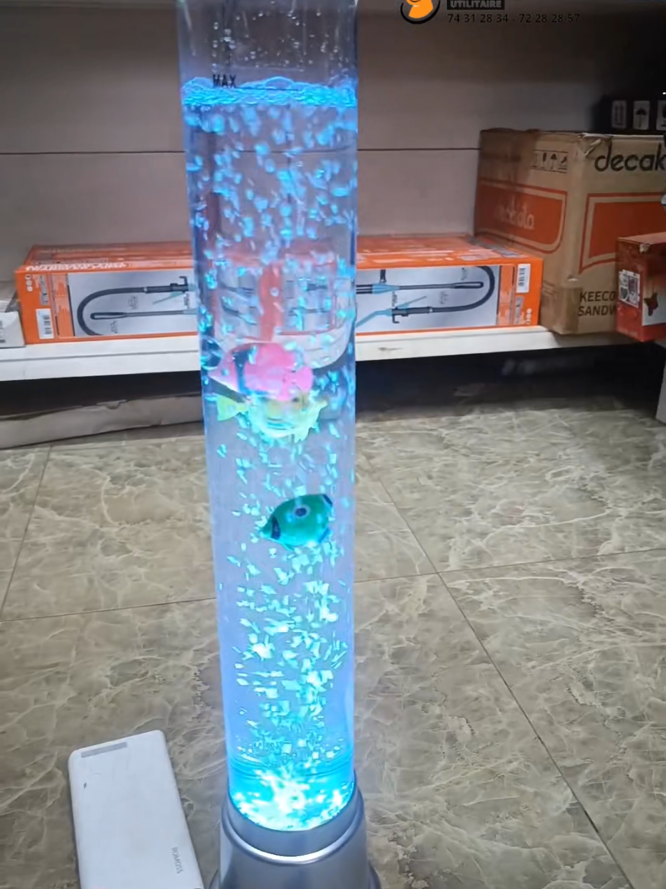 #lampe #bulle #fish #poisson #décoration #aquarium 