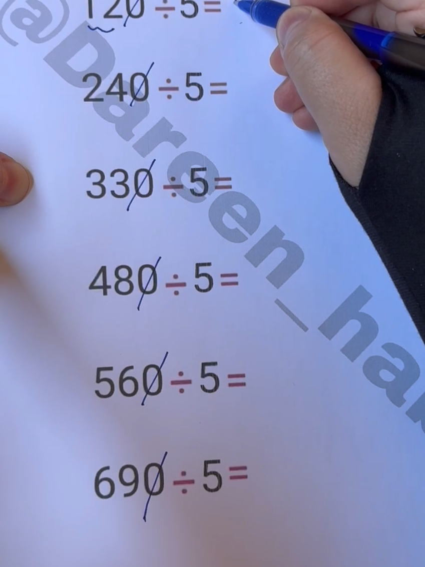 الحساب السحري القسمة هلى 5#math #maths #mathematics #mathtrick #algebra #algebra2 #nerwegiッ #explore #canada_life🇨🇦 #german #germany #usarmy #u #tik_tok #trending #explorepage #explor #trend #student #study #study #dareen_habib 