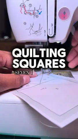 Squares 7–10 of 180… pray for me 😅🧵 This is part 2 of the Big Girl Quilt Saga and yes, I’m still winging it.  #QuiltTok #BigGirlQuilt #HandmadeWithLove #ADHDCrafter #MomLifeUnhinged #PaperPiecing #CottagecoreMom #CraftingChaos #SlowMade #QuiltTopPatterns