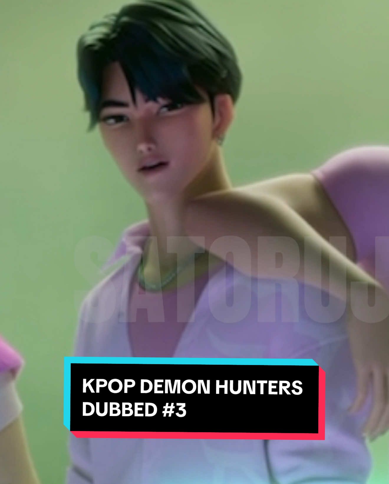 Replying to @♡ºKenyaº♡ I LOVE DOING THESE KPOP DEMON HUNTERS DUBS LMAOO #kpopdemonhunters #huntrix #sajaboys #rumi #jinu 