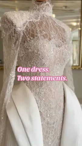 From grand entrance to sleek exit — this gown does both. If subtle was never your brief, then Anais from Wona Atelier may be for you! This wedding dress leans heavily into high fashion couture with its avant-garde structure, opulent detailing, and dramatic silhouette. . . . . #CoutureBride #HighFashionBride #BridalCouture #DesignerWeddingDress #StatementBride #LuxuryBridalGown #DetachableSkirt #TwoInOneDress #ConvertibleGown #VersatileBride #CeremonyToReception #TransformativeBridal #ModernRomance #BridalStyleInspo #WeddingDressGoals #BridalFashionWeek #RunwayToAisle #SayYesToTheDress #BridalBoutiqueExperience #WeddingDressShopping #CustomCouture